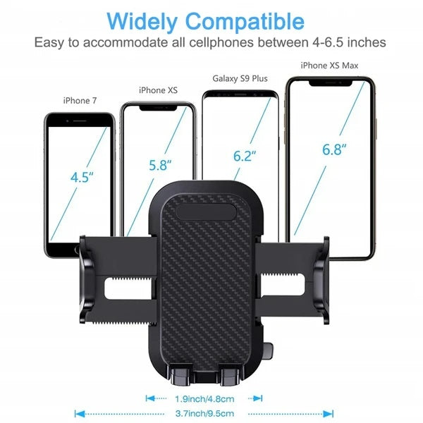 360° Universal Car Phone Mount – Windshield Holder for Mobile, Cell Phone & GPS