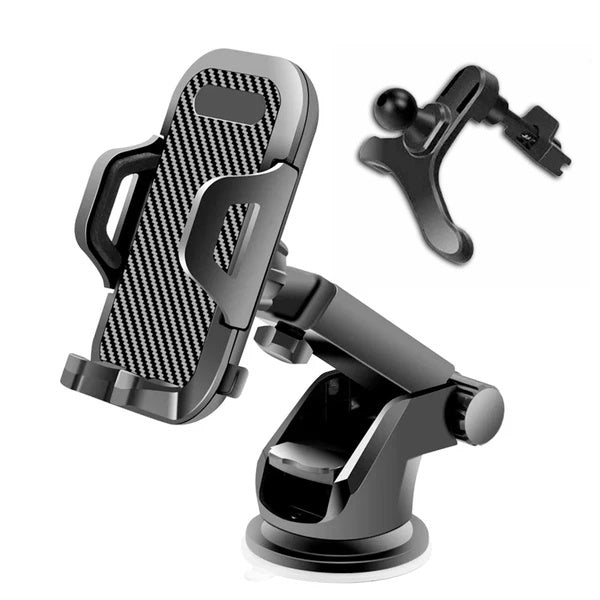 360° Universal Car Phone Mount – Windshield Holder for Mobile, Cell Phone & GPS