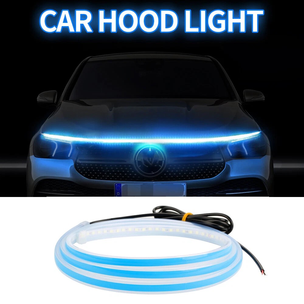 180cm 12V Waterproof LED Daytime Running Light Strip – Flexible DRL for Car, Truck & SUV
