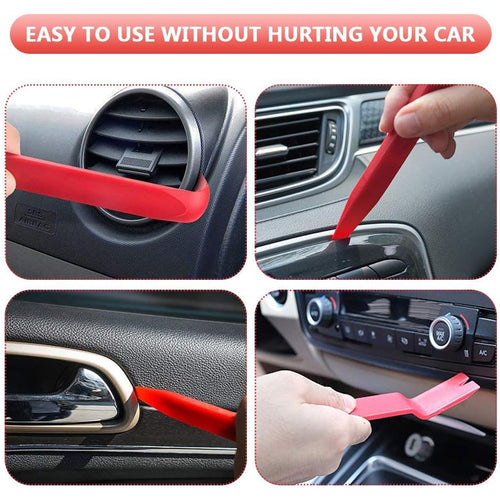 19-Piece Auto Trim Removal Kit – Car Panel Pry Tool Set for Dashboard, Stereo & Interior