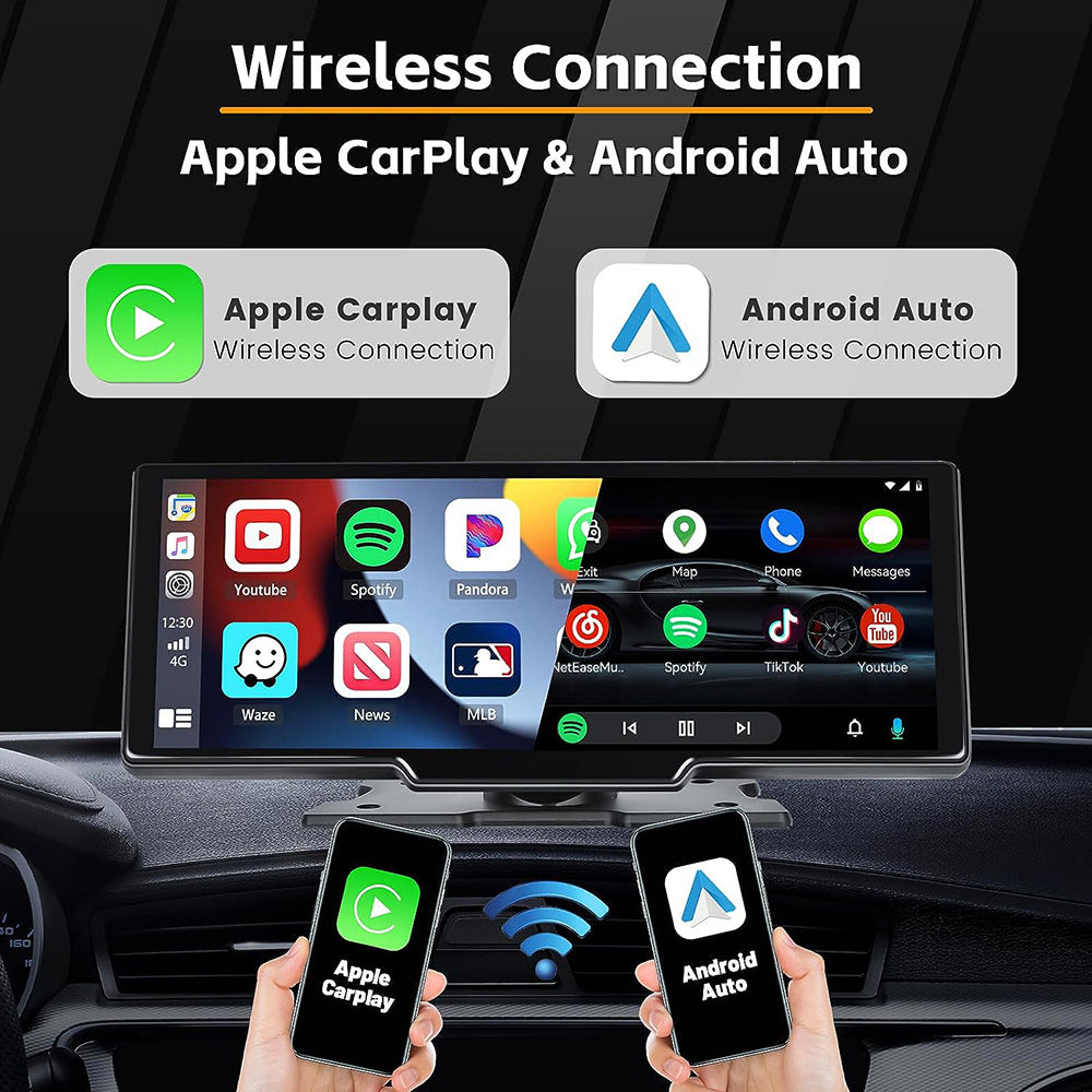 Wireless CarPlay & Android Auto Smart Car Screen – Central Control Display