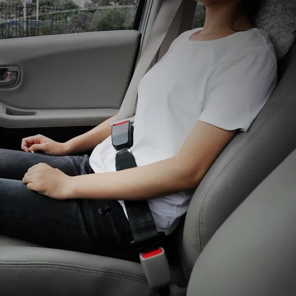 2-Pack Car Seat Belt Extender – 14.37" Safety Belt Buckle Tongue Webbing Extension