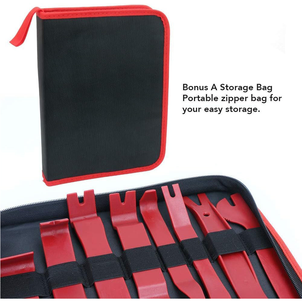 19-Piece Auto Trim Removal Kit – Car Panel Pry Tool Set for Dashboard, Stereo & Interior