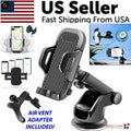 360° Universal Car Phone Mount – Windshield Holder for Mobile, Cell Phone & GPS